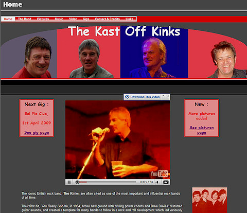 Here are The Kast Off Kinks Web-page